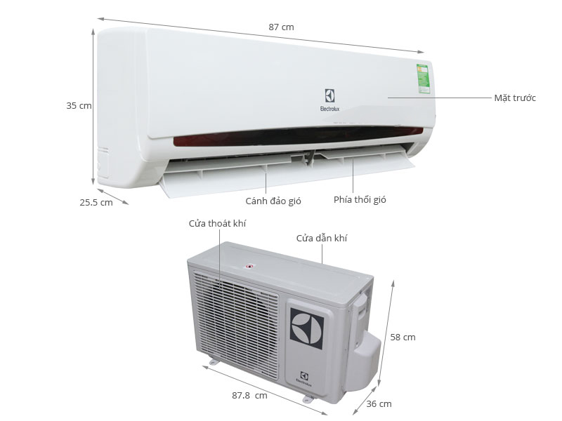 Điều hòa Electrolux ESV12CRK-A1 1.5 HP, Inverter 