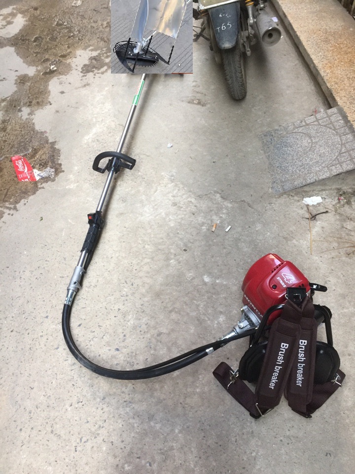 Máy cắt lúa cần cong GX35 