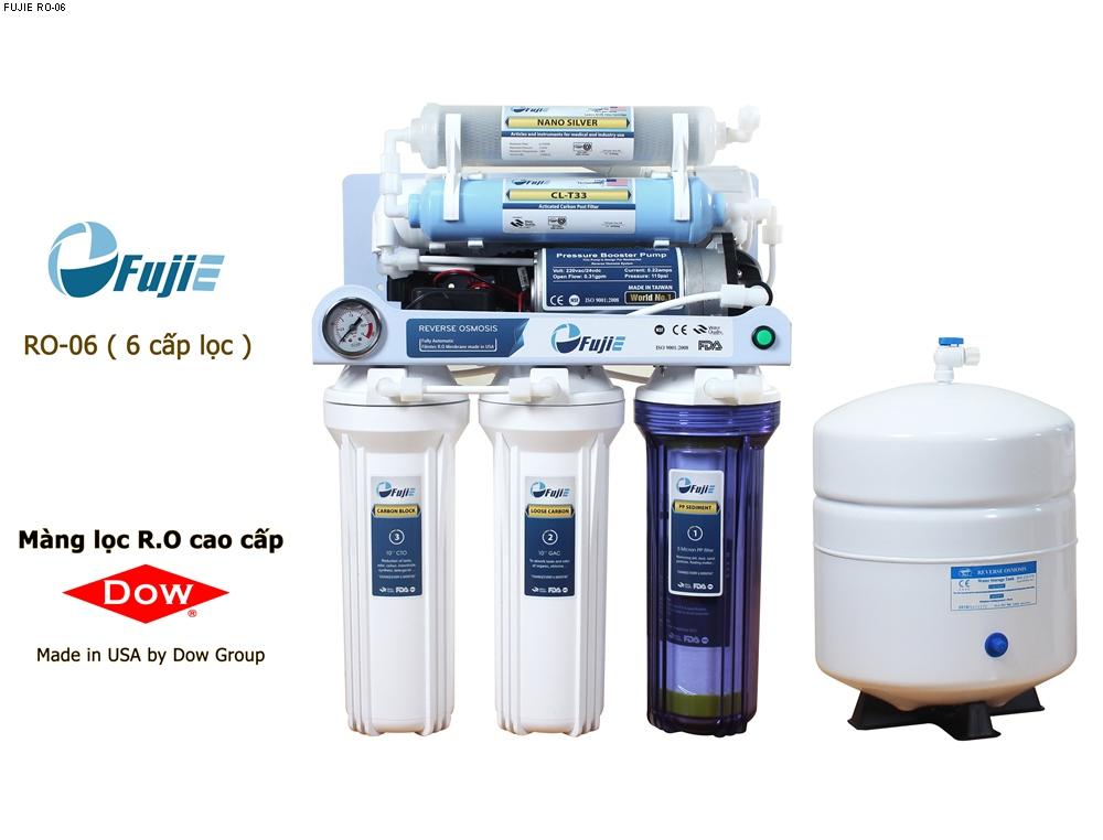 Máy lọc nước tinh khiết RO thông minh FujiE RO-06 ( 6 cấp lọc )  
