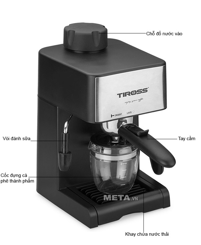 Máy pha cafe Espresso Tiross TS621 