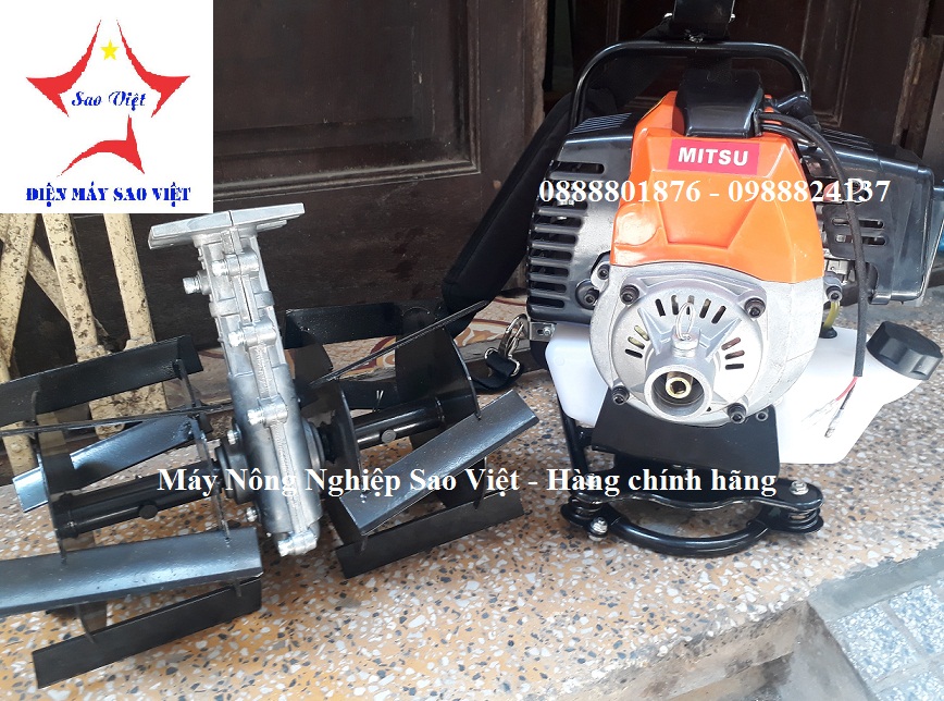 Máy xạc cỏ xới đất cầm tay Mitsu 430  
