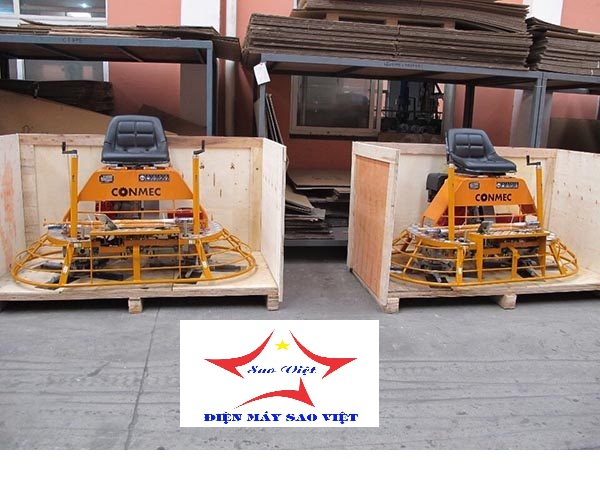 Máy xoa nền bê tông đôi Conmec 