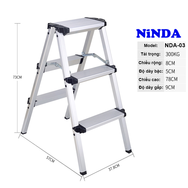 Thang nhôm ghế Ninda NDA-03 