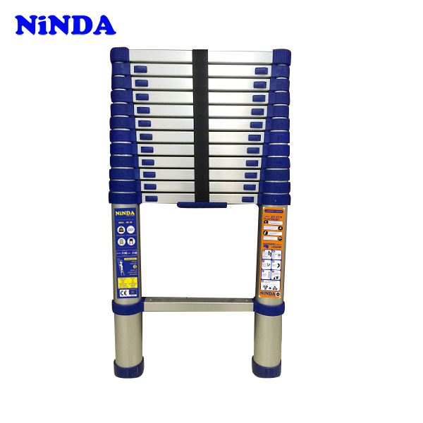 Thang nhôm rút đơn Ninda NK-48 (màu xanh) 