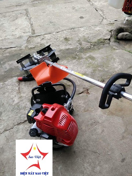 Máy xạc cỏ xới đất cầm tay đeo vai Mitsu 440 chính hãng  