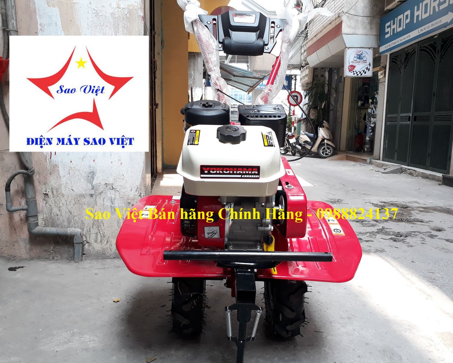 Máy xới đất đa năng Yokohama BSG800A (chạy dây coroa) 