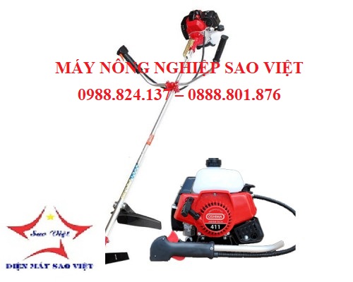 Máy Cắt Cỏ 2 thì Oshima 411 bạc cần xoay 