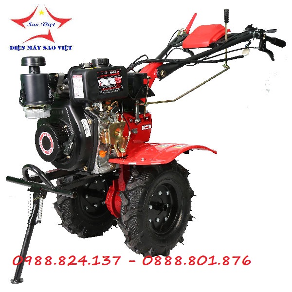 Máy xới đất Kachita Đề nổ Model JP-173AT với bộ phụ kiện làm lúa 