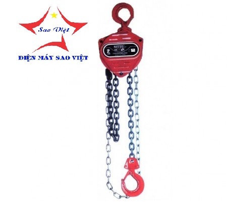 Pa lăng xích kéo tay Nitto 2 tấn 3m  