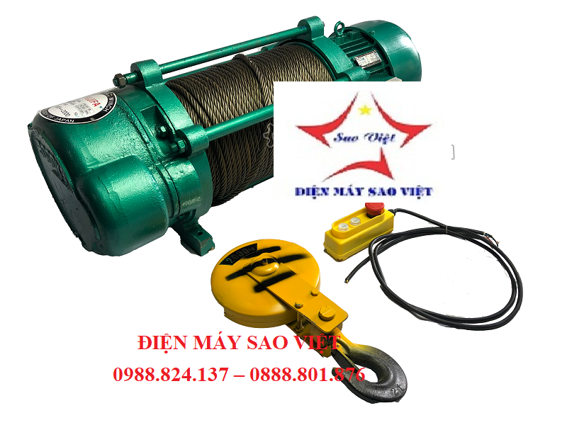 Máy tời điện đa năng Fujifa KCD 1000/2000 – 30 mét 380v 