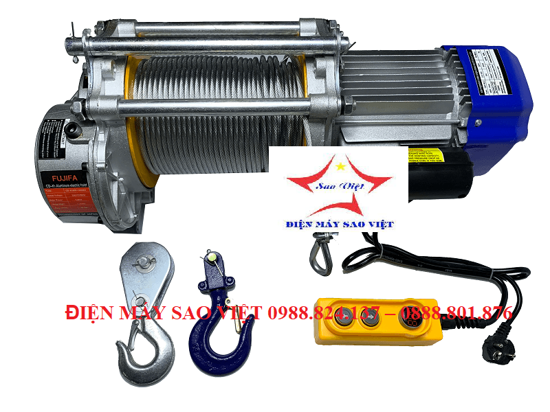 Tời điện đa năng FUJIFA CD-K1 500/1000- 30m 220v, 7/14mp 