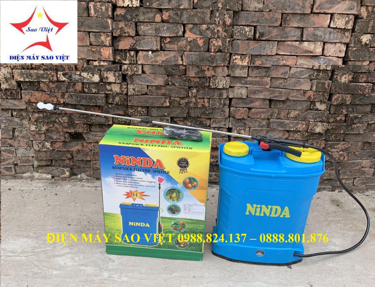 Bình phun thuốc trừ sâu NINDA 