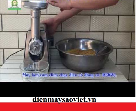 Máy ép cám hạt cho chim  