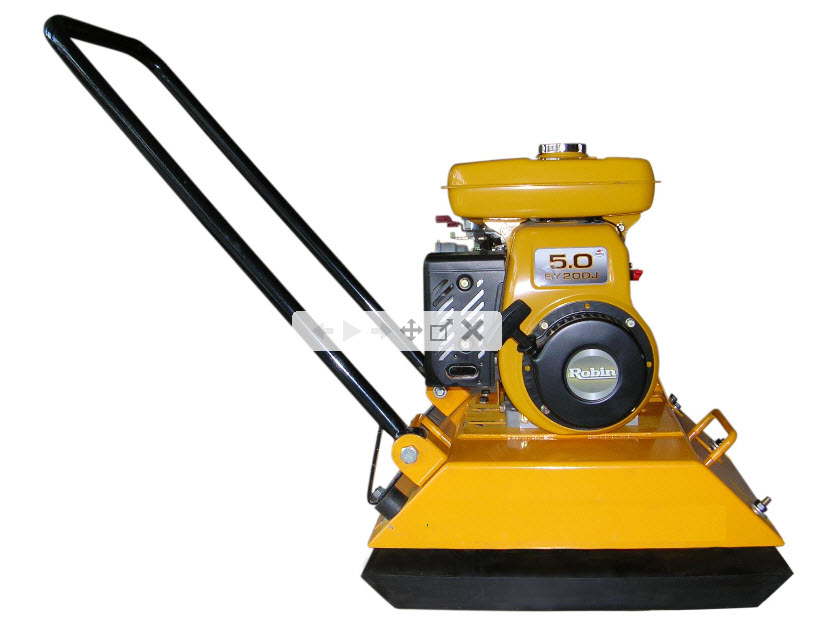 Máy đầm bàn chạy xăng Robin 