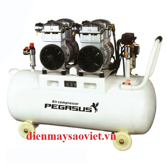 Máy nén khí không dầu giảm âm Pegasus TM-OF750x2-70L 