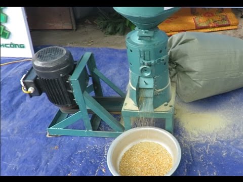 Máy nghiền hạt ngô thành mảnh  