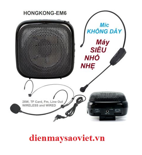 Máy trợ giảng không dây Hồng Kông EM6W 