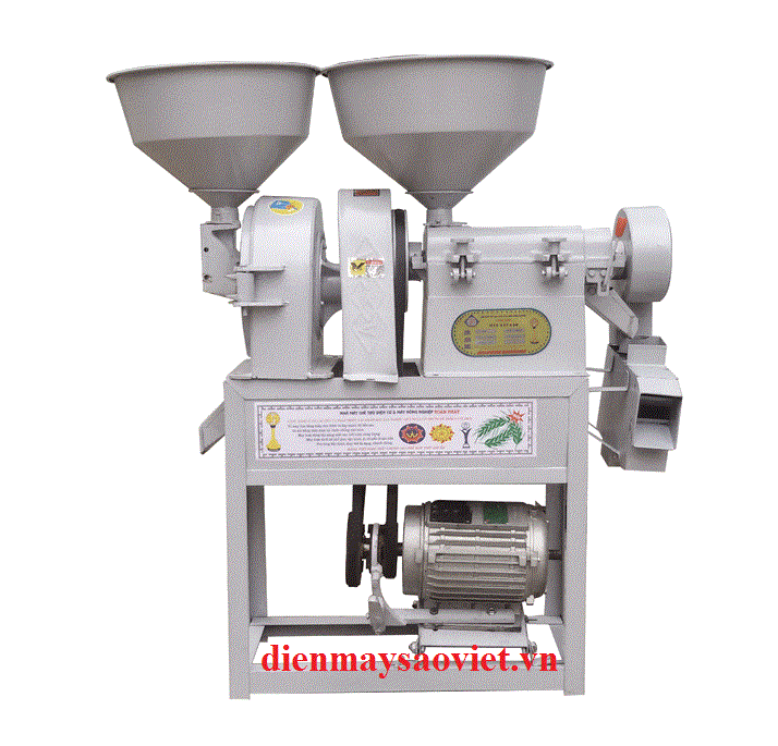 Máy xay xát, nghiền liên hoàn 2 tác dụng Toàn Phát 