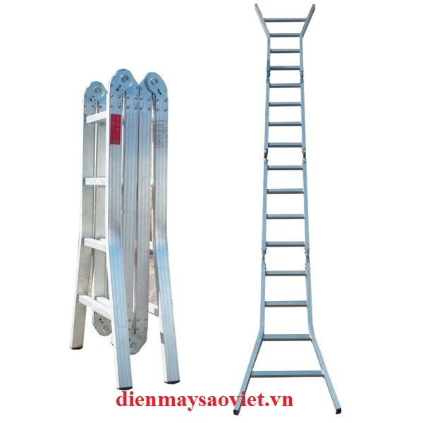 Thang nhôm gấp chân choãi Pal GA37 