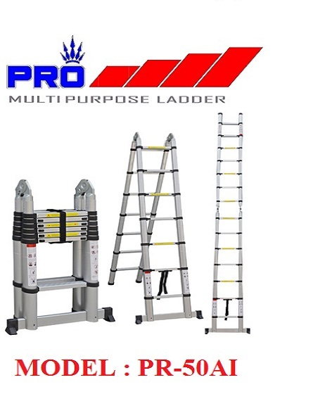 Thang nhôm rút đôi Pro PR-50AI 