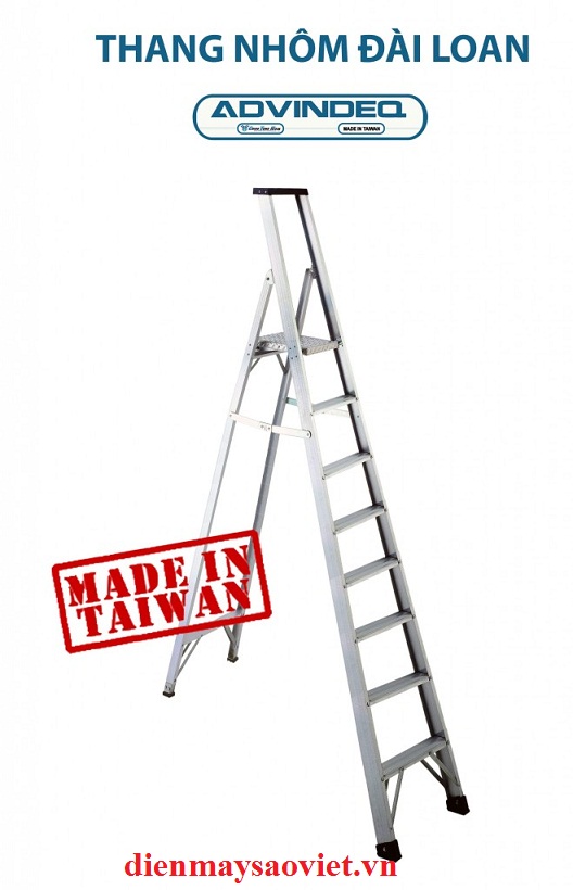 Thang nhôm tay vịn Advindeq APS-08 